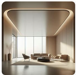 Napínané stropy mohou mít různé barvy